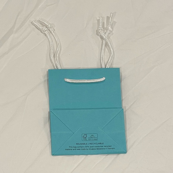3/$40 New Tiffany & co shopping bag small size! - Picture 3 of 3